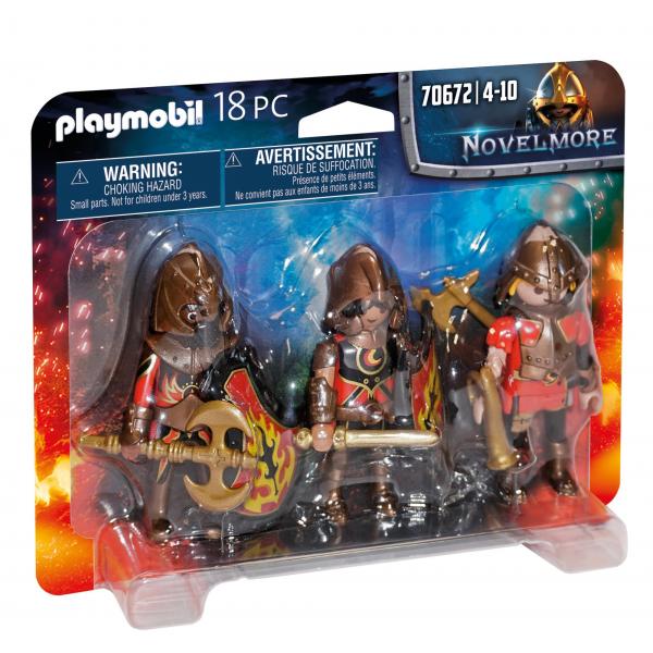 Set di Cifre Novelmore Fire Knigths Playmobil 70672 (18 pcs)