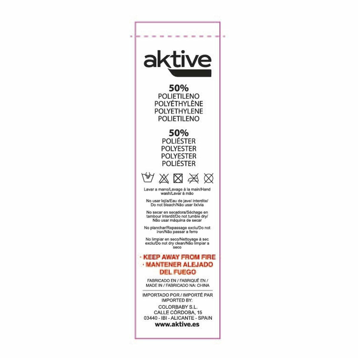 Armadio da campeggio Aktive 62 x 140 x 53 cm - Image 3