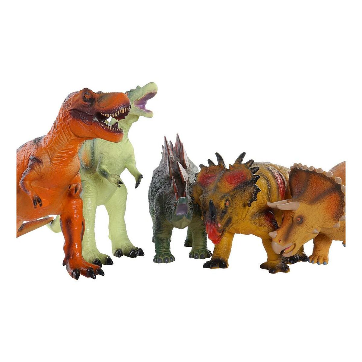 Dinosauro DKD Home Decor 6 Unità 48 x 23 x 34,5 cm Morbido - Image 4