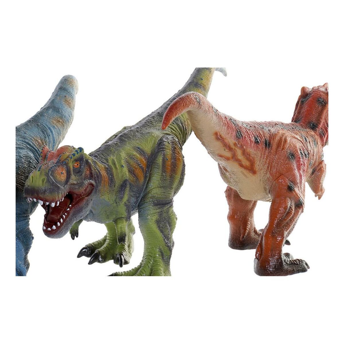 Dinosauro DKD Home Decor 3 Unità 12 Unità 60 x 17 x 28 cm Morbido - Image 3