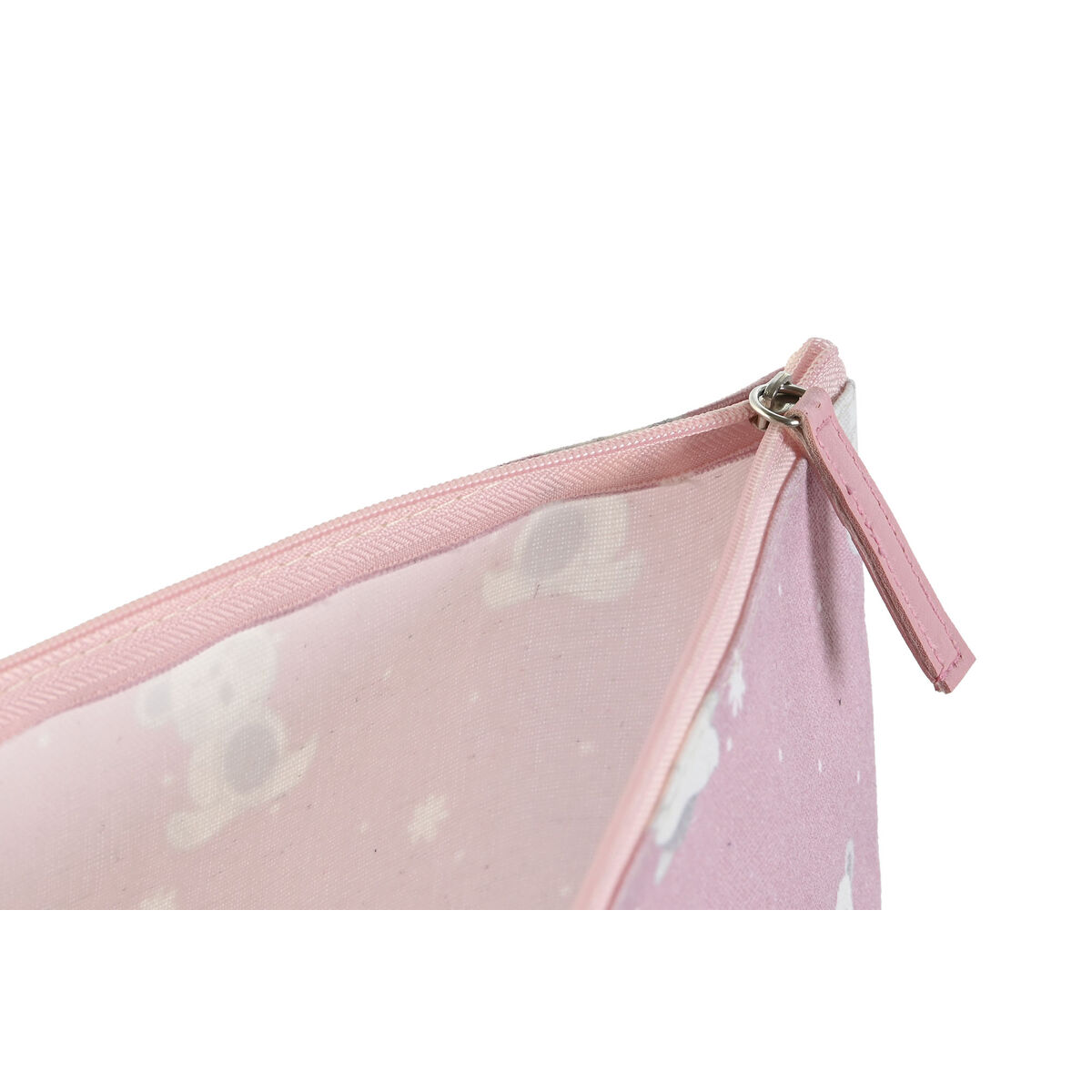 Necessaire da Viaggio DKD Home Decor Azzurro Rosa polialgodon osos 33 x 8 x 21 cm (2 Unità) - Image 3