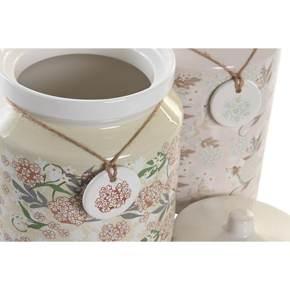 Barattolo DKD Home Decor Alluminio Dolomite Tradizionale (2 Unità) - Image 3