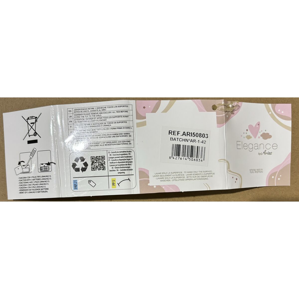 Baby doll Arias Elegance Andie 40 cm - Image 5