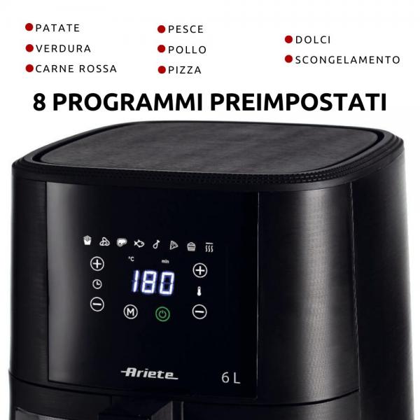 Friggitrice ad Aria Ariete 4626 Nero 1300 W 6 L - Image 3