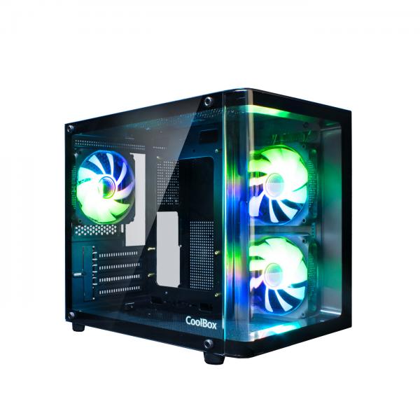 Case computer desktop ATX CoolBox COO-CHA-GM100-0