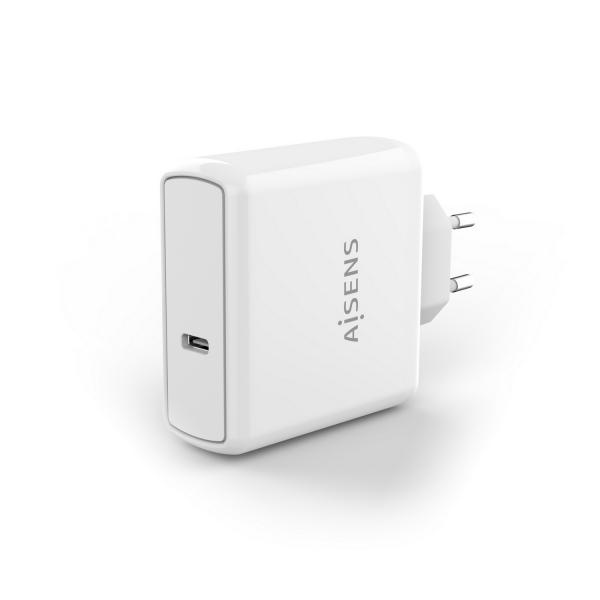 Caricabatterie Aisens PD 3.0 QC 3.0 Bianco 60 W USB-C