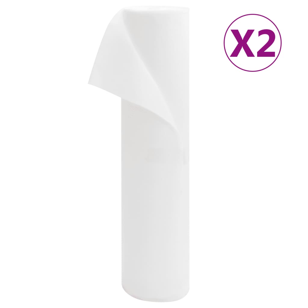 vidaXL Toison végétale 2 rouleaux 70 g/m² 50x1,6 m