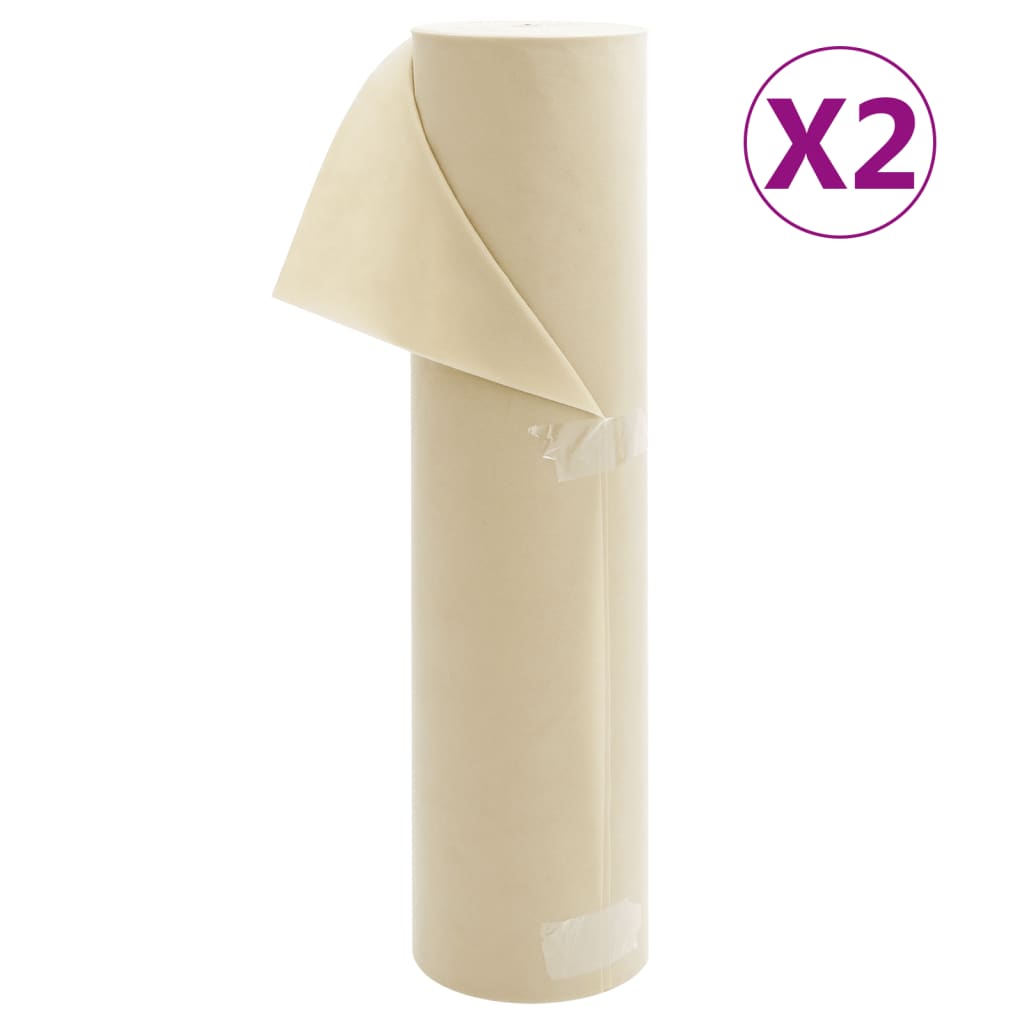 vidaXL Toison végétale 2 rouleaux 70 g/m² 50x1,6 m