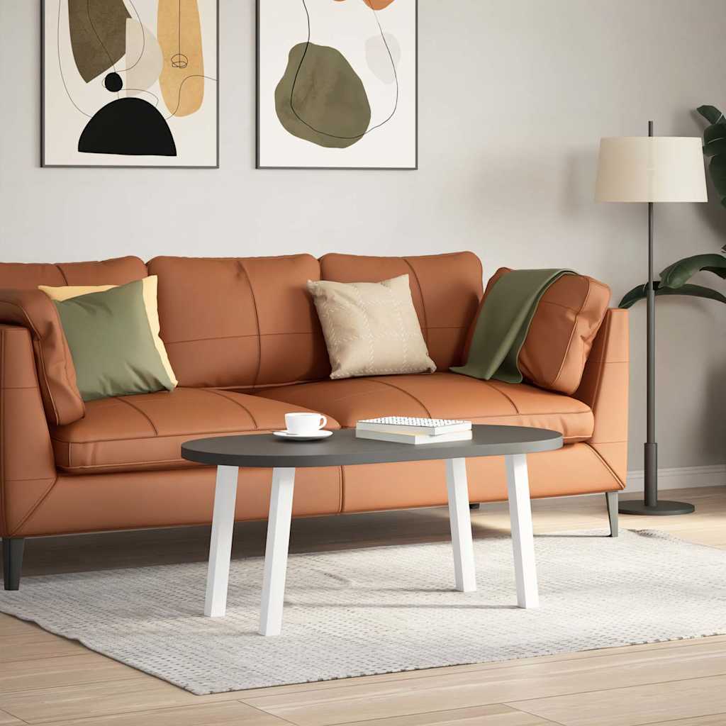 vidaXL Patas para mesa de centro (4 unidades), color blanco, 30 cm, acero - Image 3