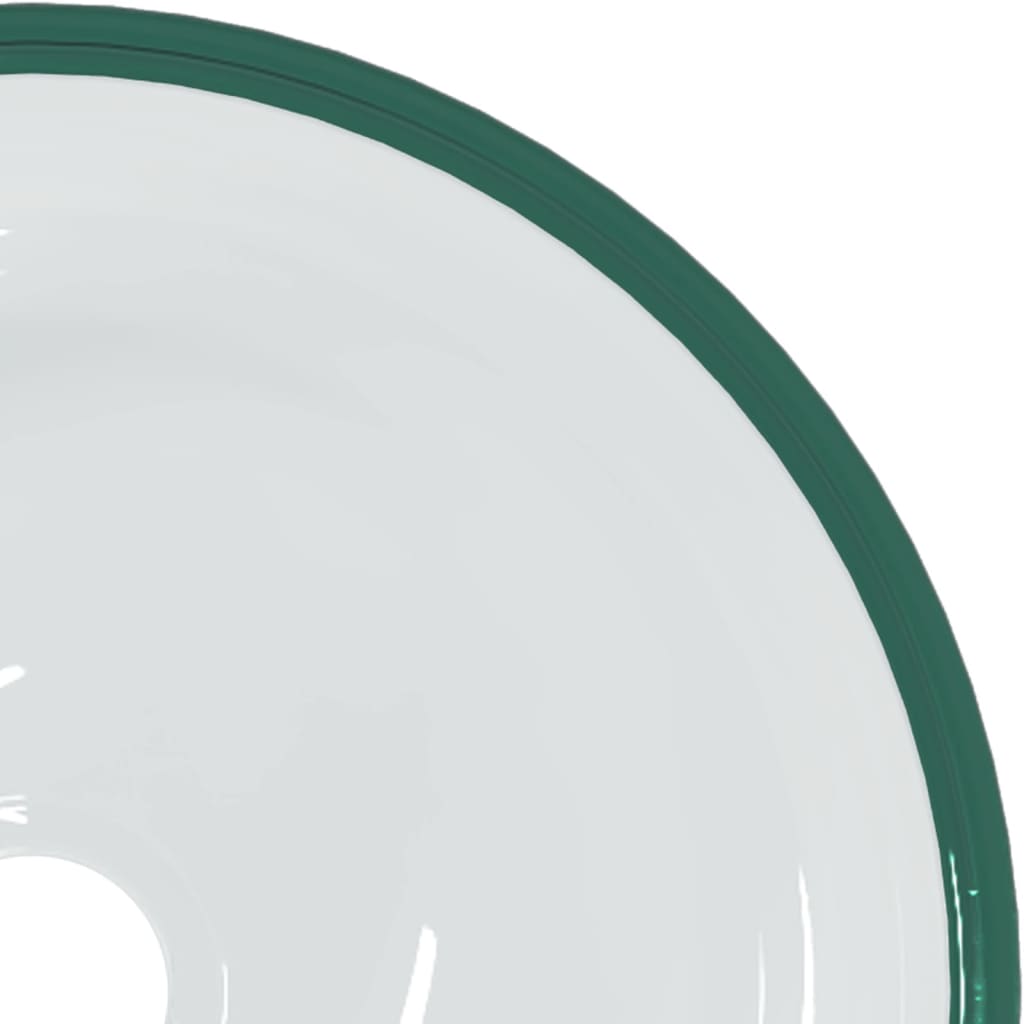 vidaXL Waschbecken Hartglas 30x12 cm Transparent - Image 4