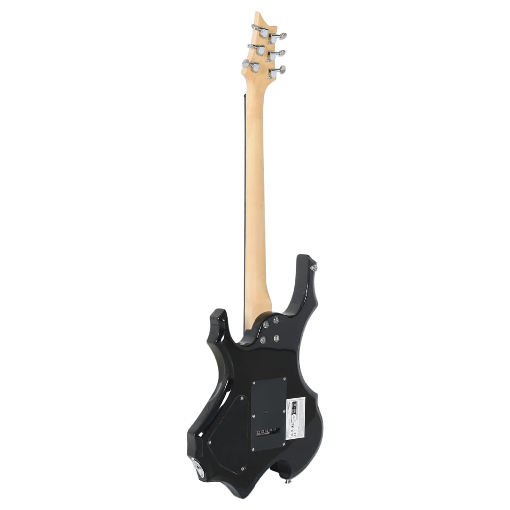 vidaXL Guitarra eléctrica principiantes con funda marrón negro 4/4 39" - Image 5