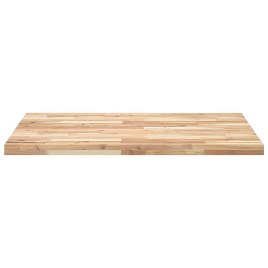 vidaXL Tablero de mesa rectangular madera maciza acacia 100x80x4 cm - Image 5