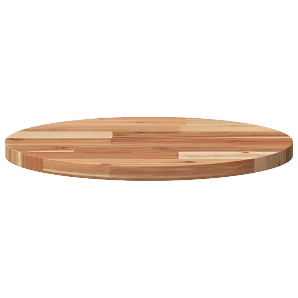 vidaXL Tablero de mesa redondo madera maciza de acacia Ø40x2 cm - Image 4