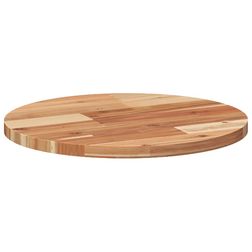 vidaXL Tablero de mesa redondo madera maciza de acacia Ø40x2 cm - Image 5