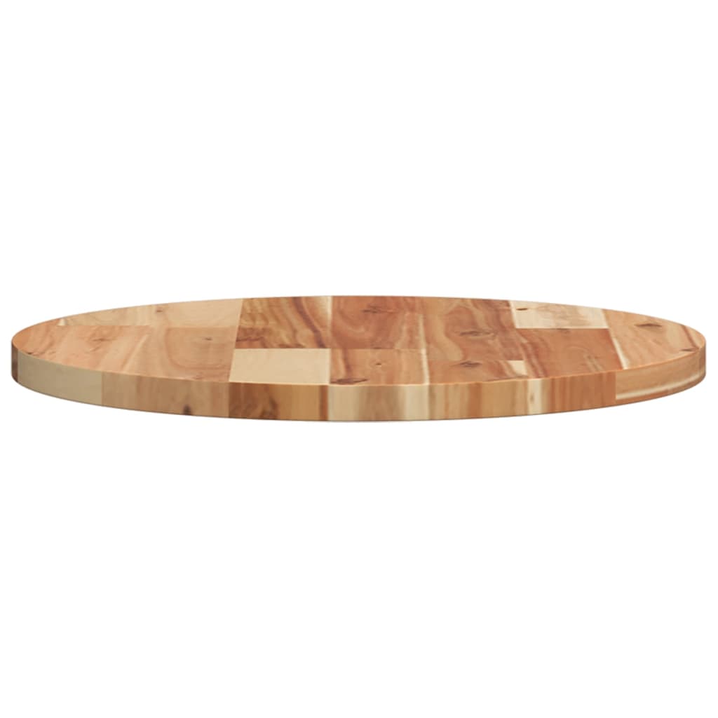 vidaXL Tablero de mesa redondo madera maciza de acacia Ø40x2 cm - Image 6