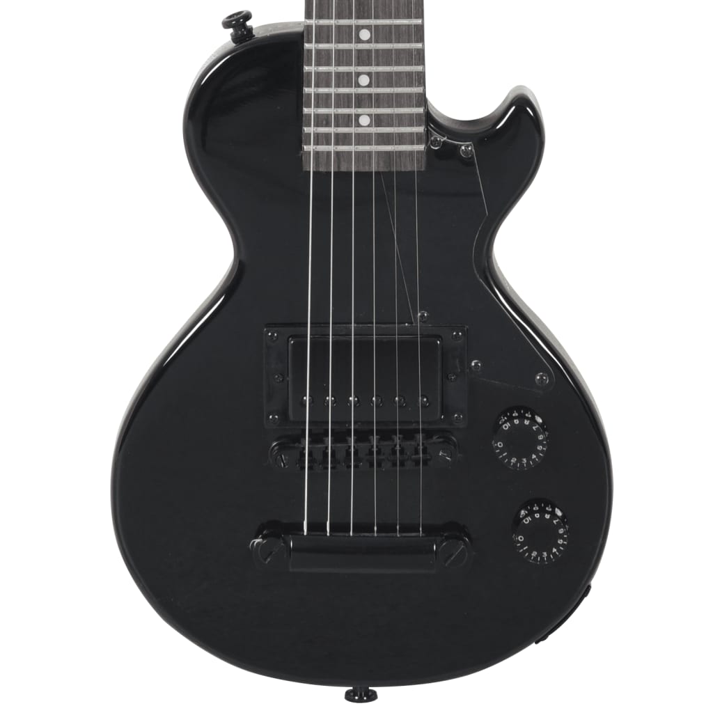 vidaXL Guitarra eléctrica para niños con funda negro 3/4 30" - Image 6