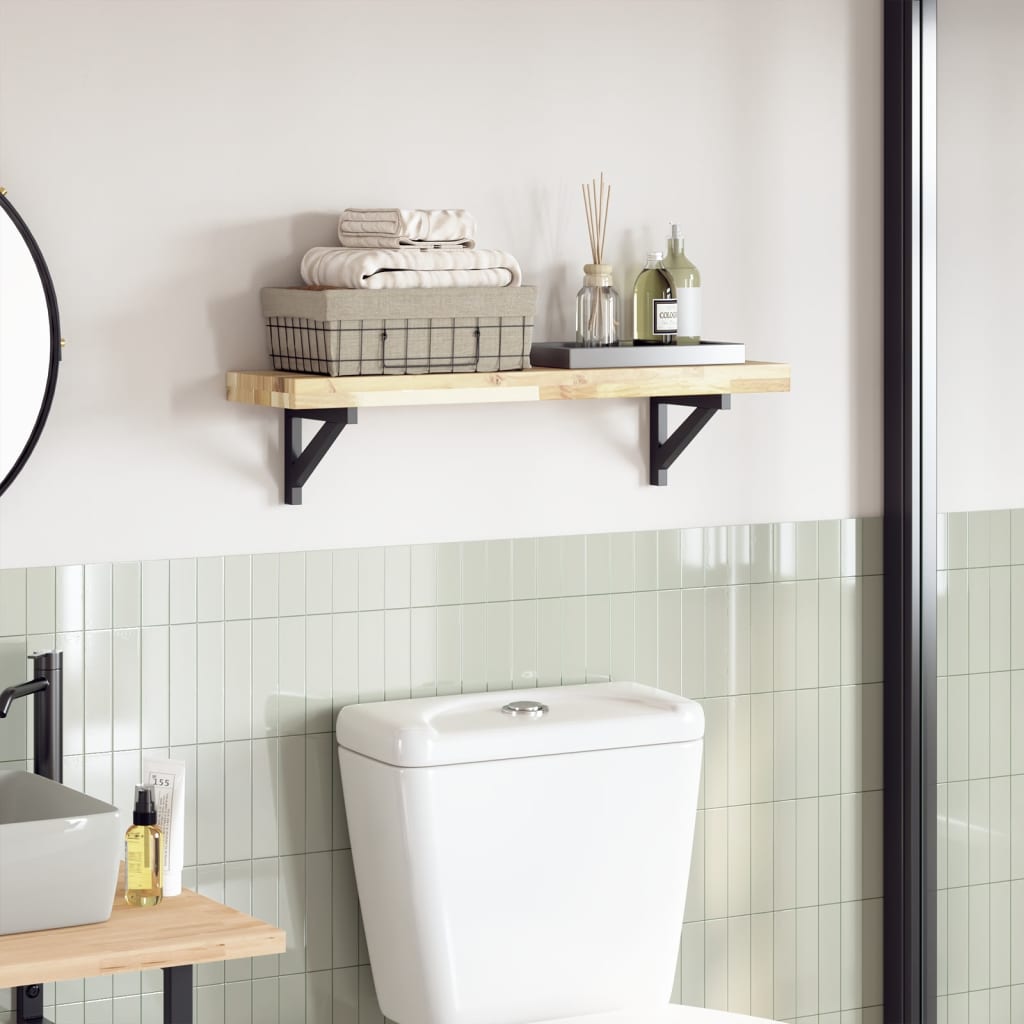 vidaXL Tablero de mesa rectangular madera maciza acacia 80x20x4 cm