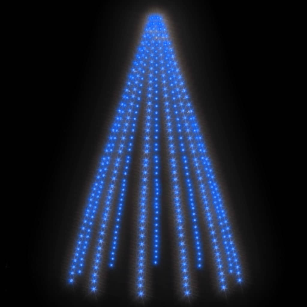 vidaXL Weihnachtsbaum-Beleuchtung 500 LEDs Blau 500 cm - Image 5