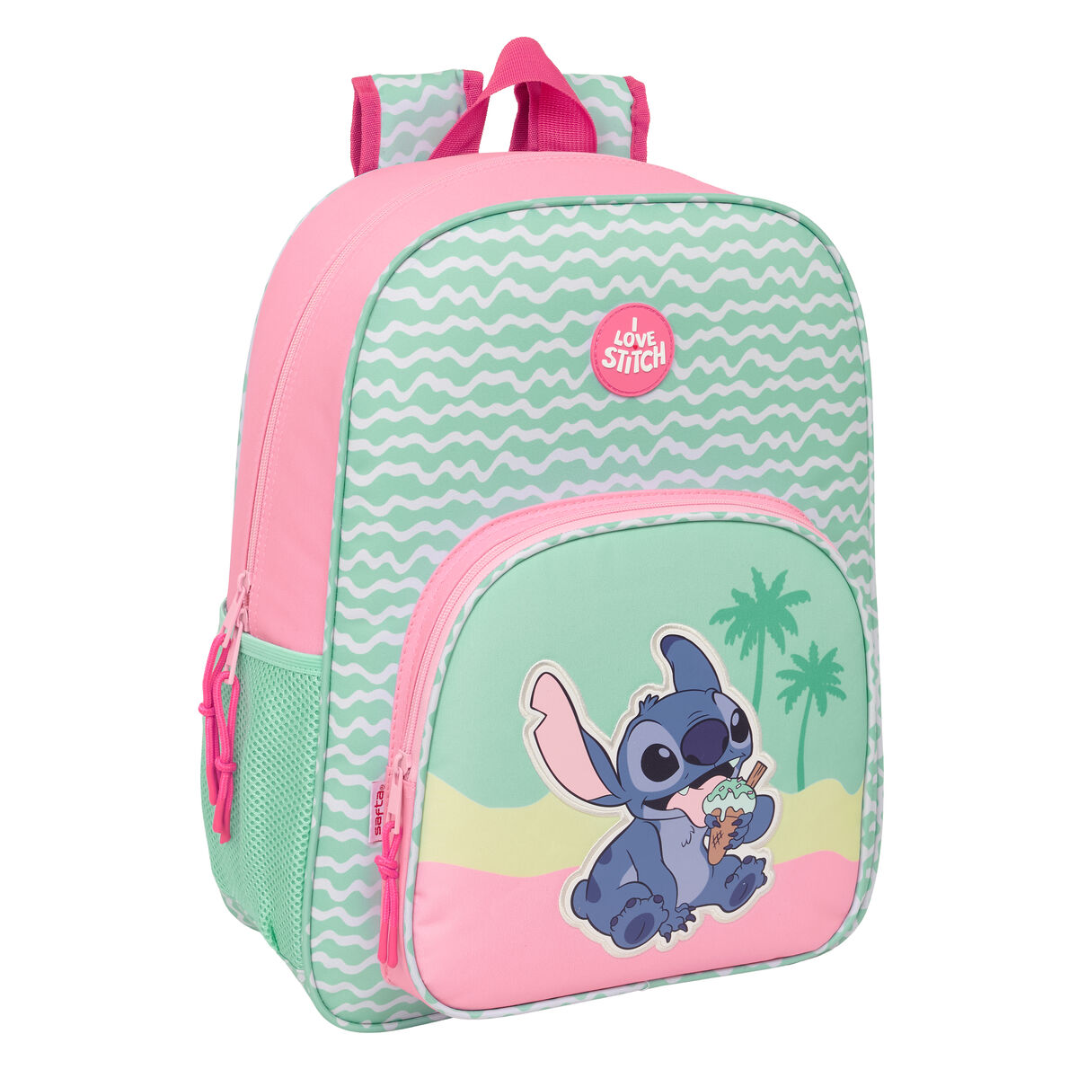Zaino Scuola Lilo & Stitch Ice cream Rosa 33 x 42 x 14 cm