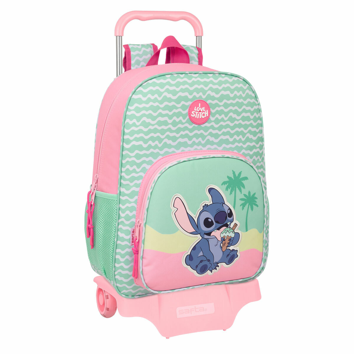 Zaino Scuola Lilo & Stitch Ice cream Rosa 33 x 42 x 14 cm