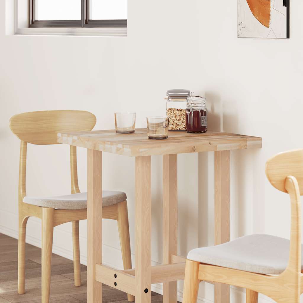 vidaXL Tablero de mesa rectangular madera maciza acacia 100x60x4 cm - Image 4