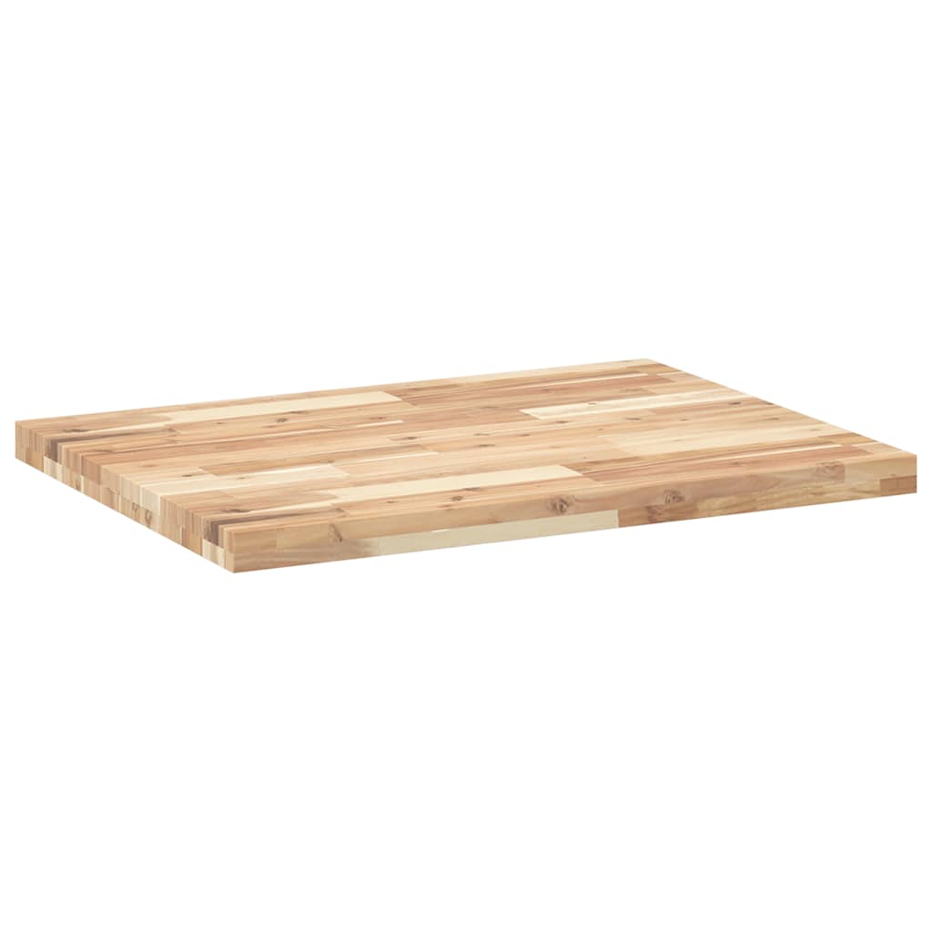 vidaXL Tablero de mesa rectangular madera maciza acacia 100x60x4 cm - Image 6