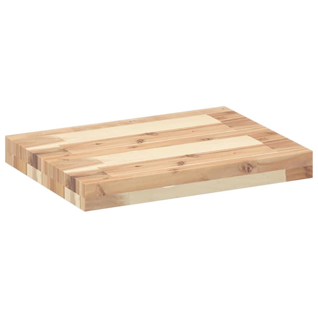 vidaXL Tablero de mesa rectangular madera maciza acacia 60x30x4 cm - Image 5