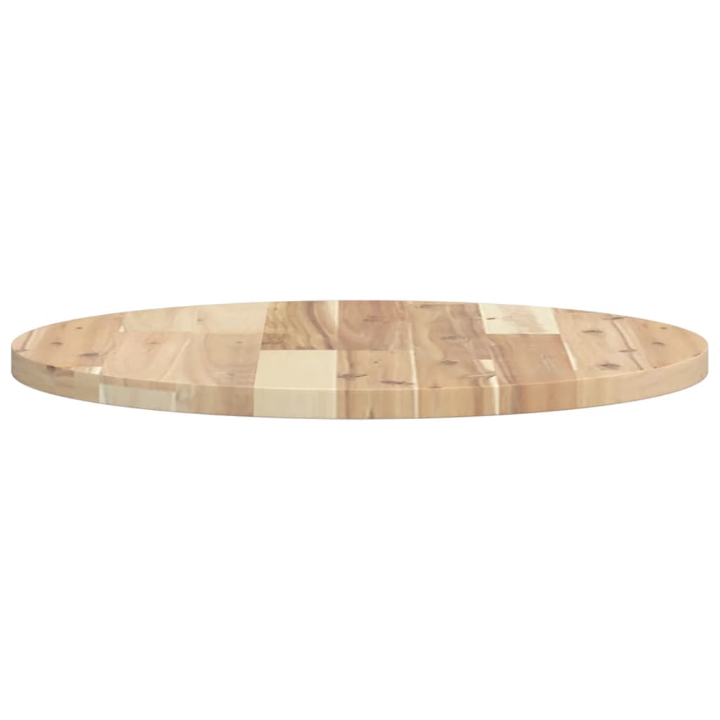 vidaXL Tablero de mesa redondo madera maciza de acacia Ø50x2 cm - Image 6