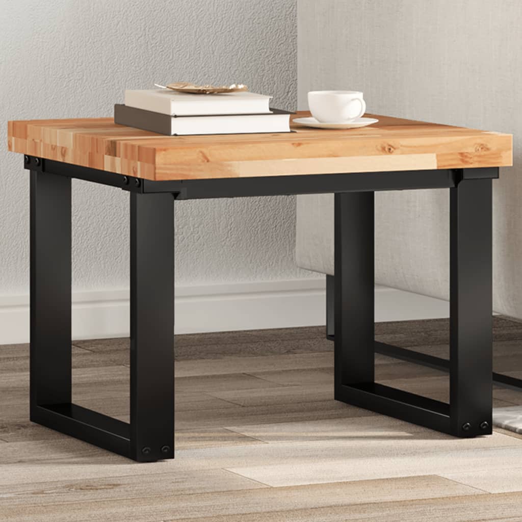 vidaXL Tablero de mesa cuadrado madera maciza acacia 50x50x4 cm