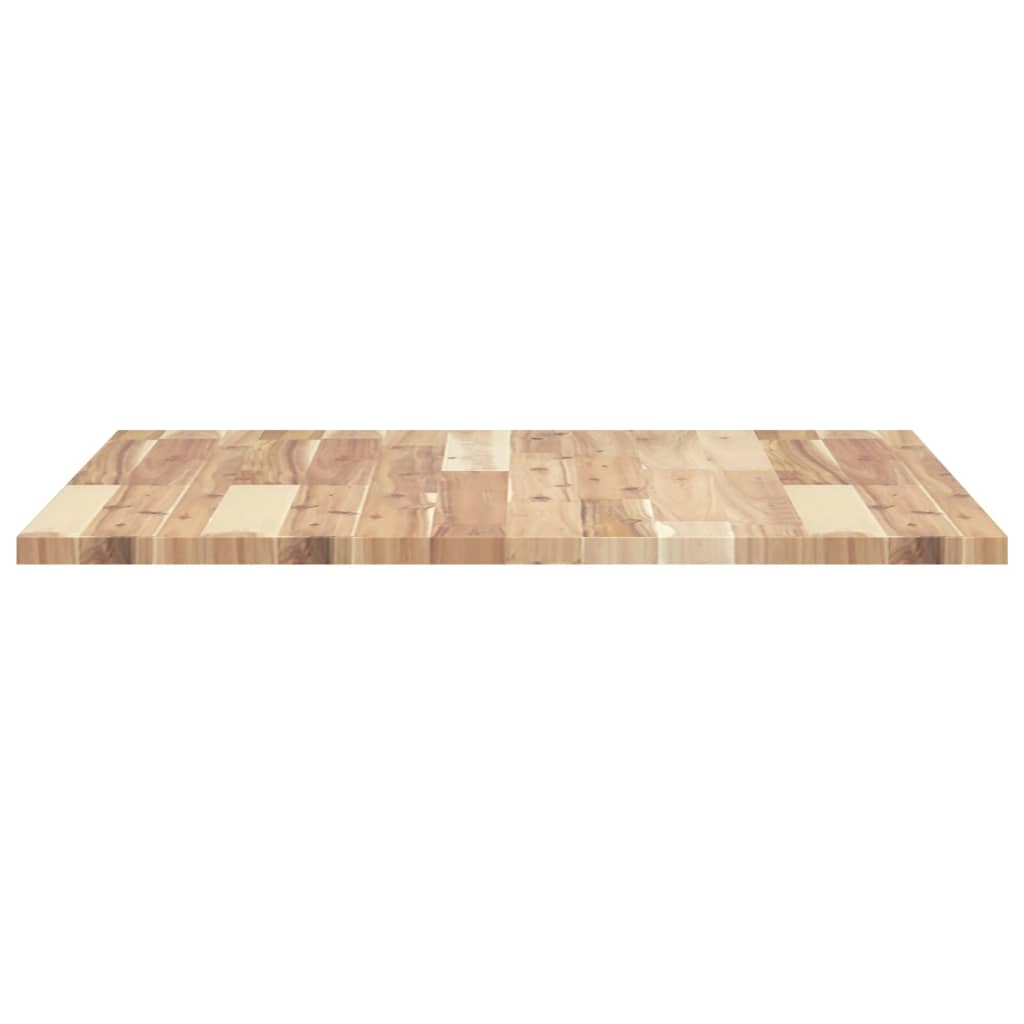 vidaXL Tablero de mesa cuadrado madera maciza de acacia 70x70x2 cm - Image 6