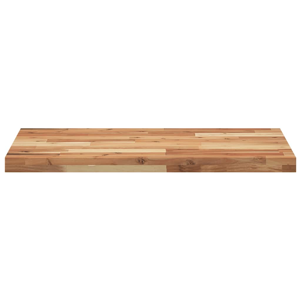 vidaXL Tablero escritorio madera maciza acacia sin tratar 140x50x4 cm - Image 5