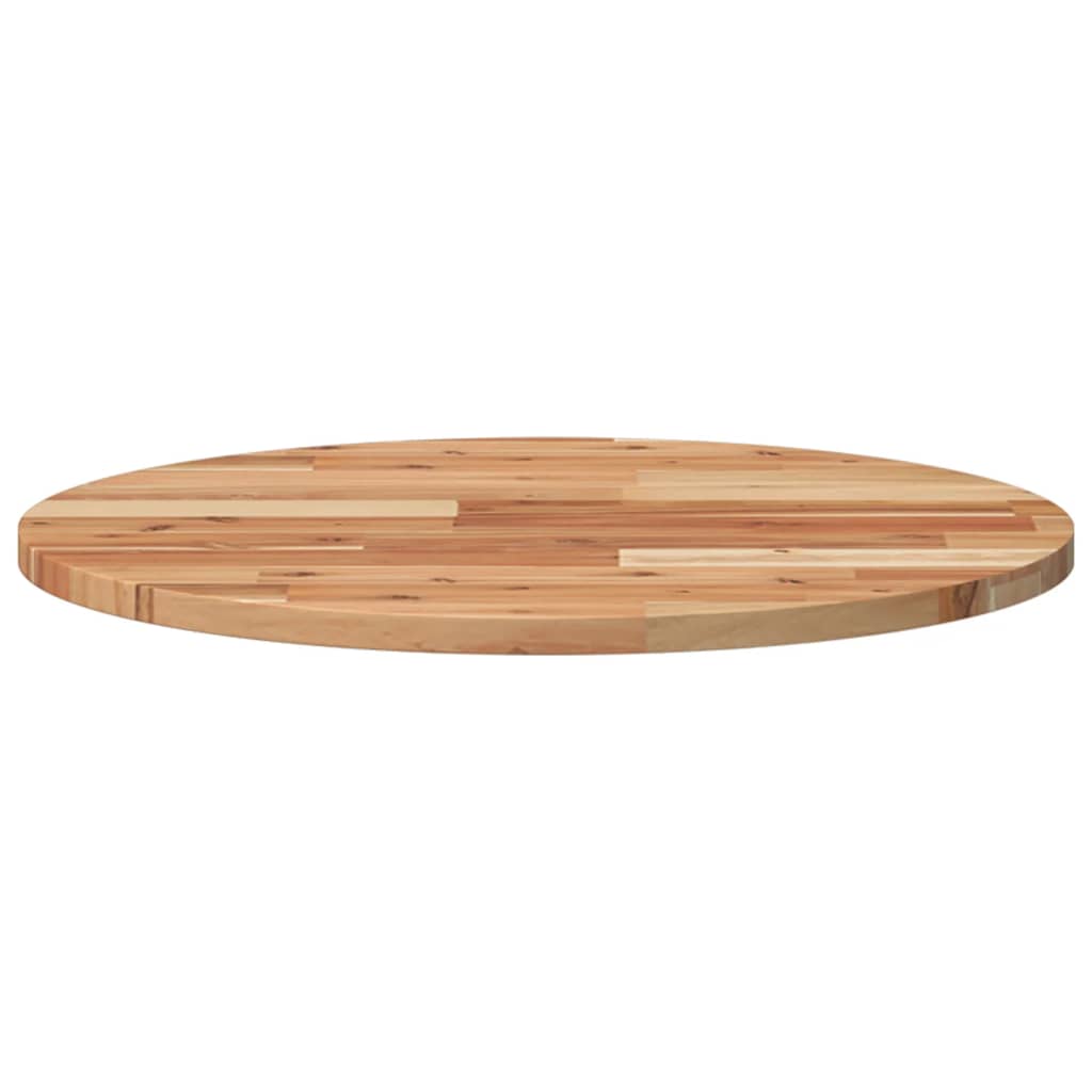 vidaXL Tablero de mesa redondo madera maciza de acacia Ø60x2 cm - Image 4