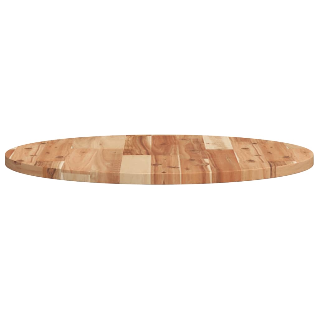 vidaXL Tablero de mesa redondo madera maciza de acacia Ø60x2 cm - Image 6