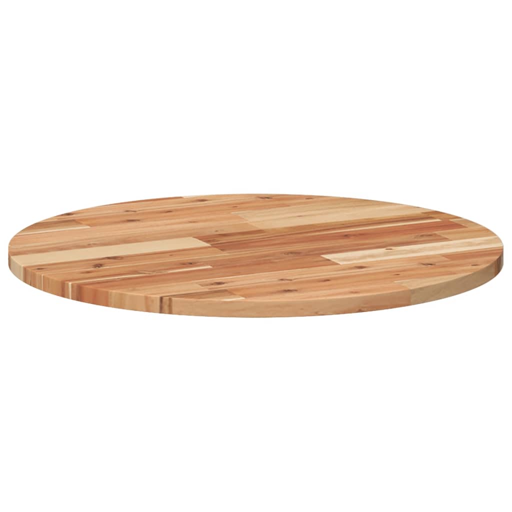 vidaXL Tablero de mesa redondo madera maciza de acacia Ø60x2 cm - Image 5