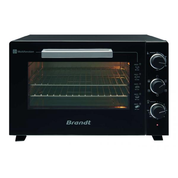 Brandt Fc469mub - MinI-Forno 46 Litri - 1800w - Multifunzioni - Termostato Regolabile 230°c - Timer 120min - Alluminio - Nero