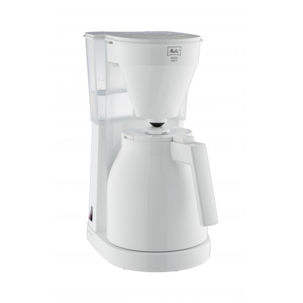 Absaar 1023-05 - Caffettiera - ThermO-Pot Con Comando A Una Mano, Serbatoio Dell'acqua Trasparente -Bianco