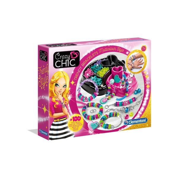 Clementoni Crazy Chic - Braccialetti Multicolori - Creazione Di Gioielli