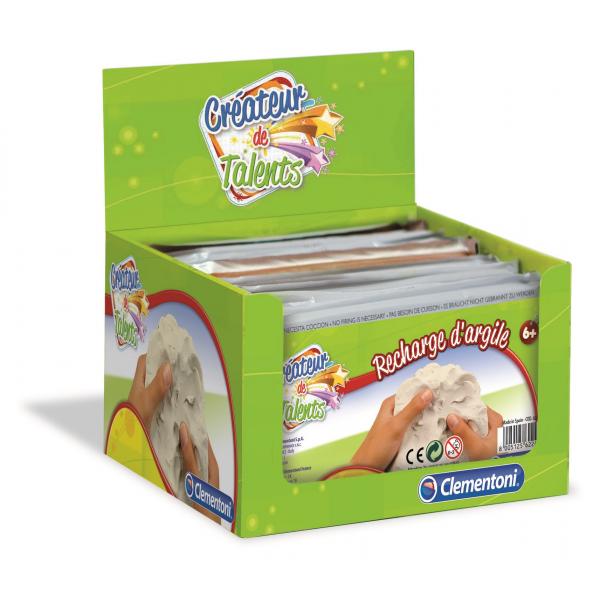 Clementoni Creator Of Talents - Ricarica Argilla 1kg - Hobby Creativi