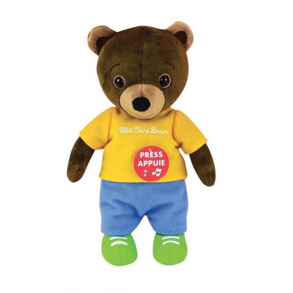 Peluche Musicale Marrone Piccolo Orso - 22 cm