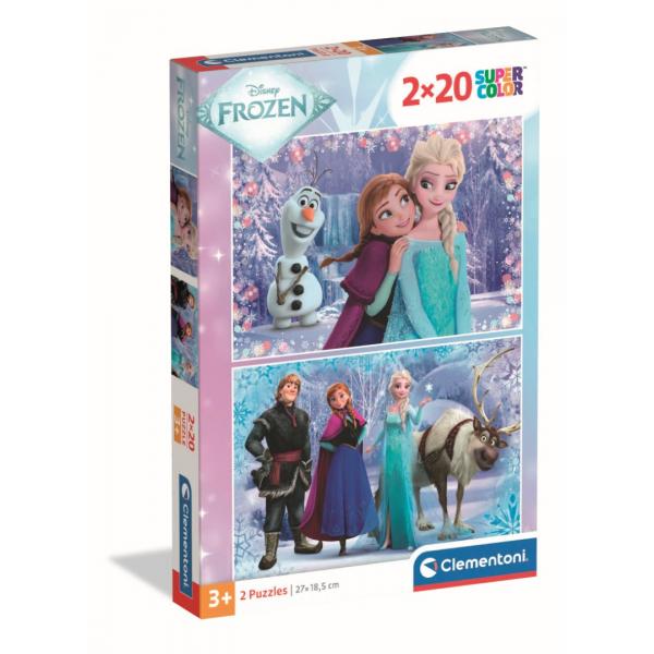 Clementoni - 2x20 Pezzi - Frozen 2