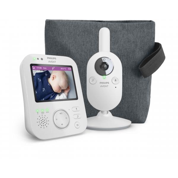 Baby Monitor Video Scd892/26 Con Portata Di 300 Metri / Schermo A Colori Da 3,5' Con Zoom 2x / Ninne Nanne - Luce Notturna - Temperatura - Modalità E