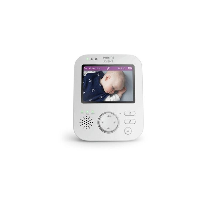 Baby Monitor Video Scd892/26 Con Portata Di 300 Metri / Schermo A Colori Da 3,5' Con Zoom 2x / Ninne Nanne - Luce Notturna - Temperatura - Modalità E - Image 3