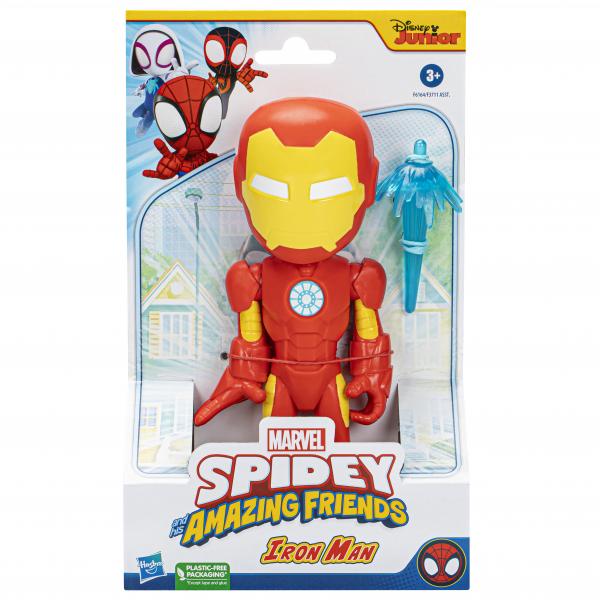 Spidey Iron Man Figura 22 Cm, Giocattolo Per Bambini, Da 3 Anni, Hasbro Marvel Spidey E I Suoi Fantastici Amici - Image 3