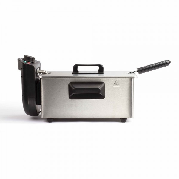 Friggitrice 3 L - Livoo - Doc216 - 2000w - 3l - Vasca In Acciaio Inox Estraibile - Cestello Di Frittura Estraibile - Termostato Regolabile