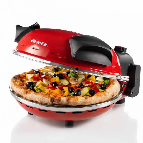 Forno Per Pizza Ariete Da Gennaro 1200 W Rosso E Nero