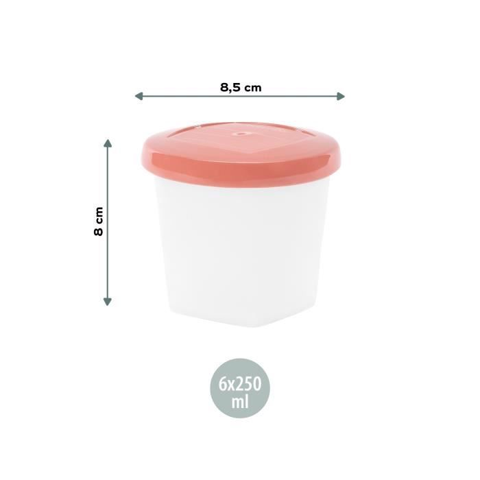 Babymoov Conservation Pots Biosourcés - Lotto Di 6x250ml - Image 5