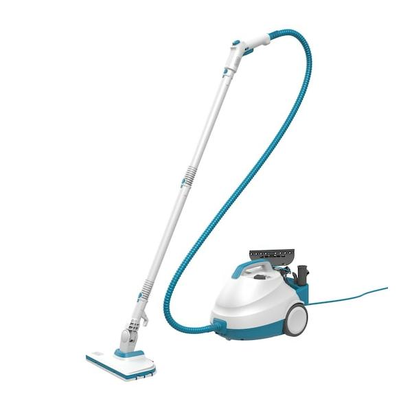 Pulitore A Vapore Multifunzione - Black & Decker Bhsmp2008-Qs - 2000 W - 8 Accessori - 4 Barre - Bianco / Grigio / Blu
