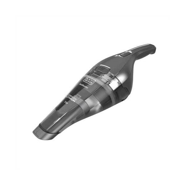 Black + Decker Nvc220wC-Qw - Aspirapolvere Manuale - Dustbuster Lithium 7,2v - Easygrip - Cromo E Titanio