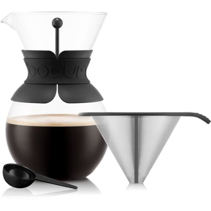 A Over - Caffettiera Bodum, Filtro Per Mesh In Acciaio Inossidabile Permanente, 1,0 L, 8 Tazze - Image 4