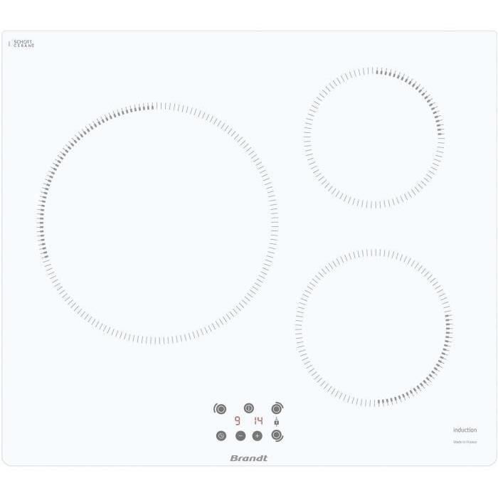 Brandt Induzione Hob -Ti364w - 3 Luci - 14 cm